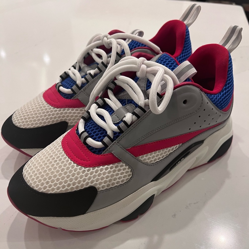 CHRISTIAN DIOR B22 SNEAKERS (red and blue)